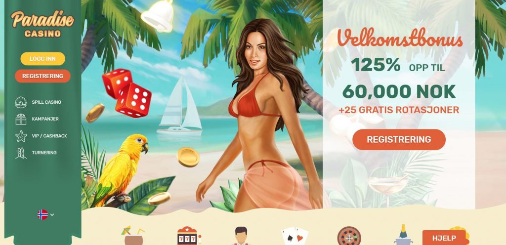Paradise Casino skjermbilde