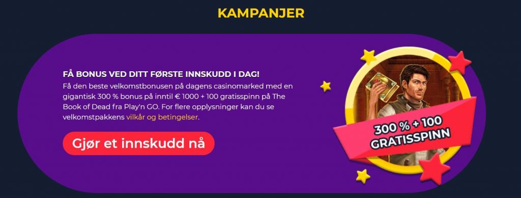 Kampanjer hos Spin Up Casino 2019